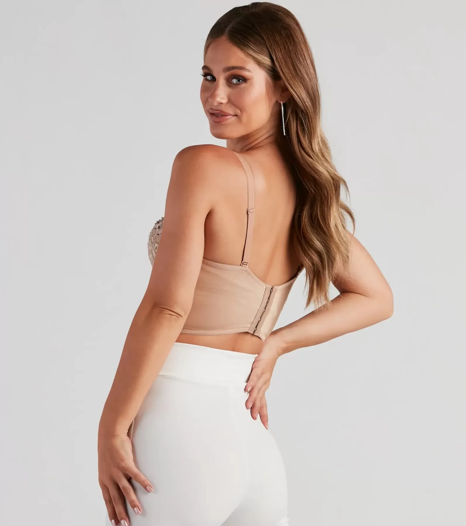 Windsor Nye Outfits | Going-Out Tops*Reigning Lace Bustier Top
