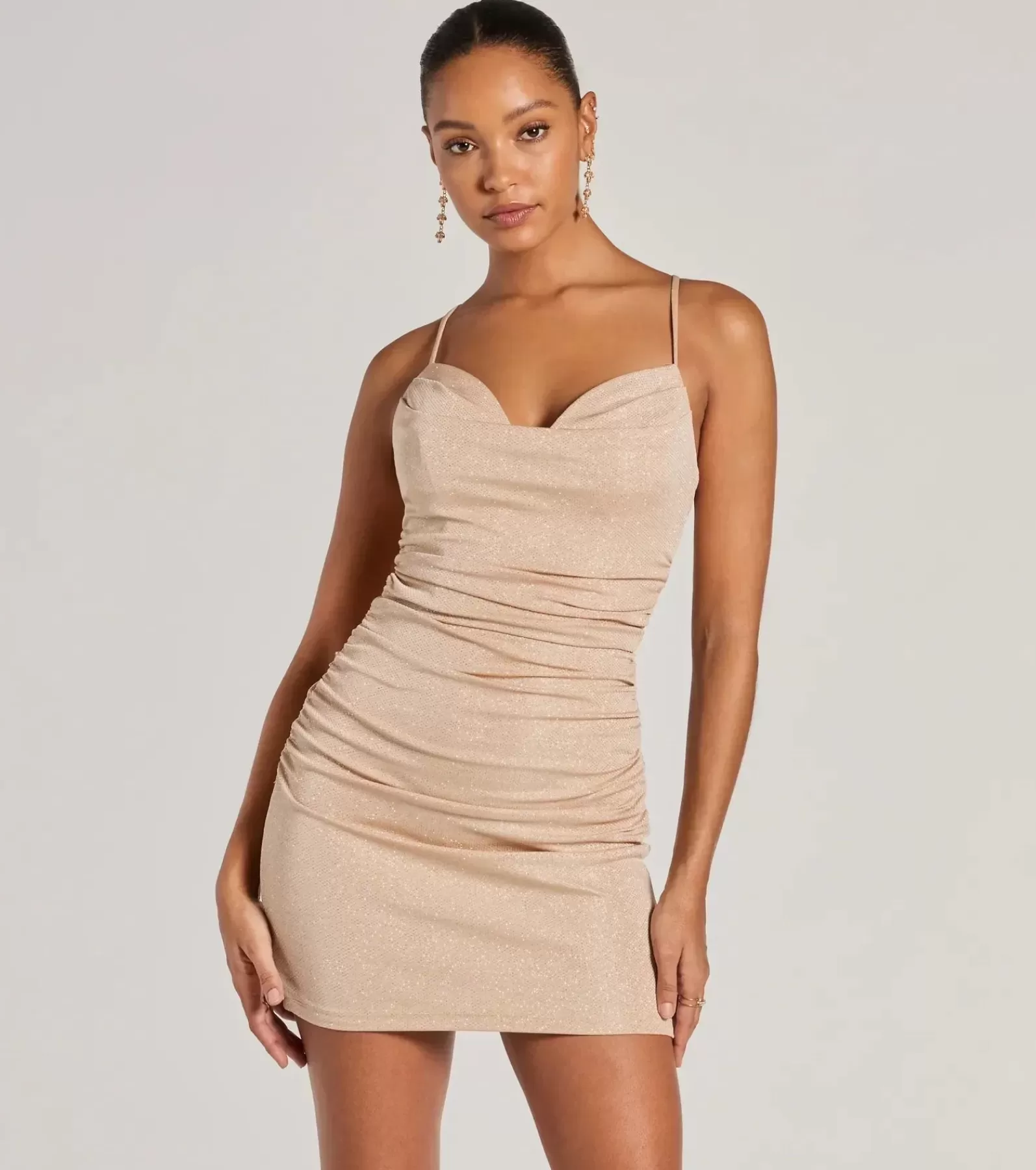 Windsor Glitter Nye Dresses | Cocktail Dresses*Rita Glitter Strappy Back Party Dress