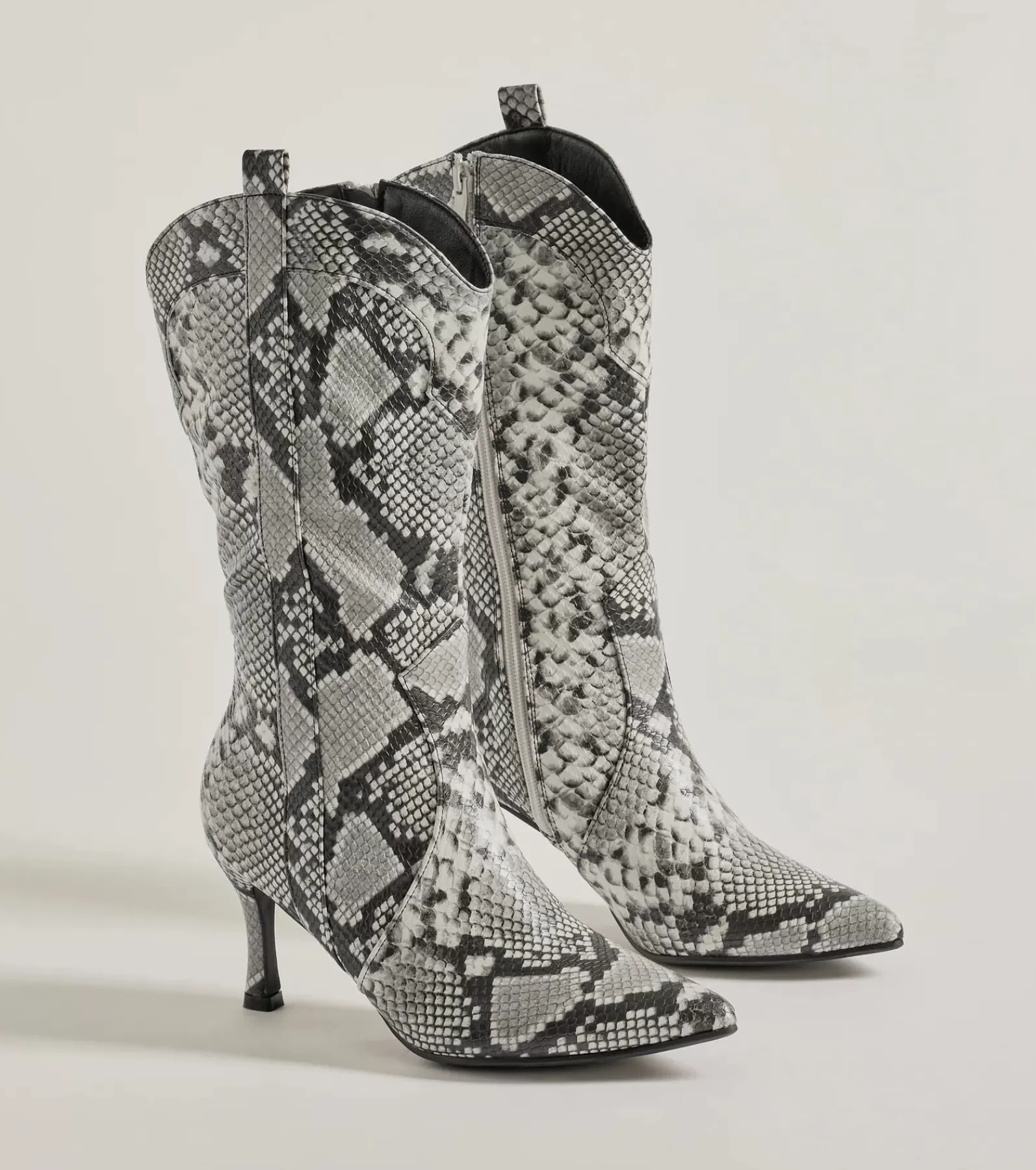 Windsor Stilettos | Boots & Booties*Sassy Aura Faux Leather Stiletto Boots