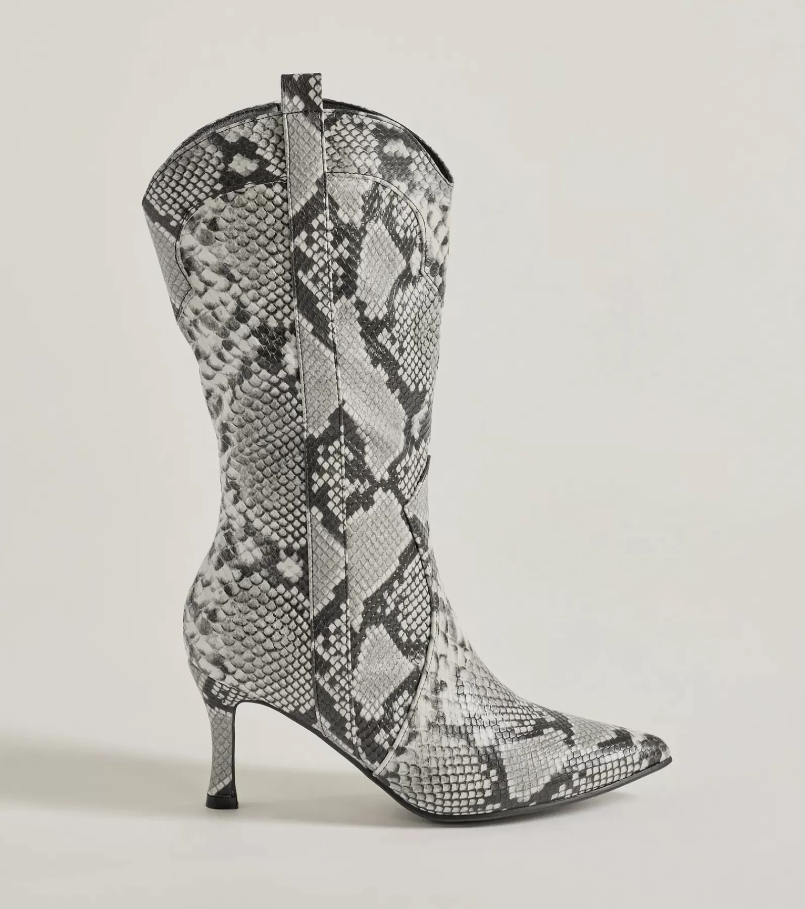 Windsor Stilettos | Boots & Booties*Sassy Aura Faux Leather Stiletto Boots