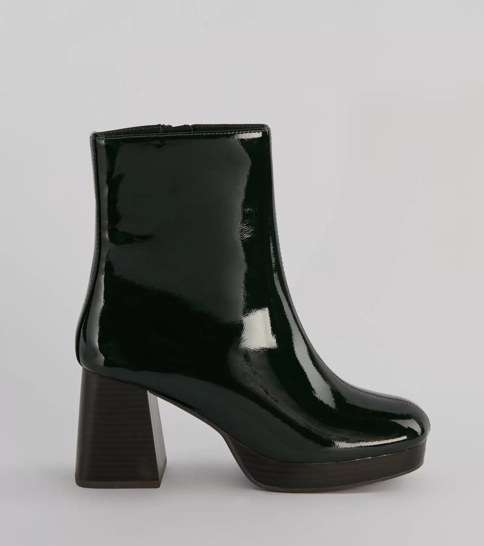 Windsor Platform Shoes | Boots & Booties*Seize The Moment Patent Block Heel Booties