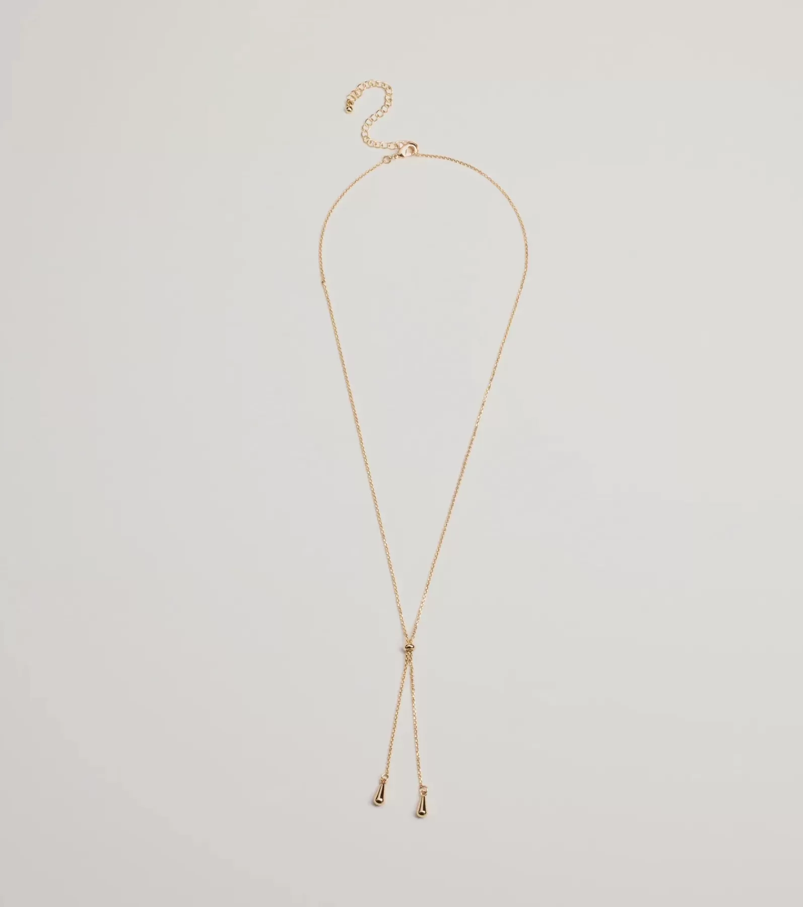 Windsor Necklaces & Chokers | All Accessories*Sleek Minimalist Era Teardrop Slider Necklace