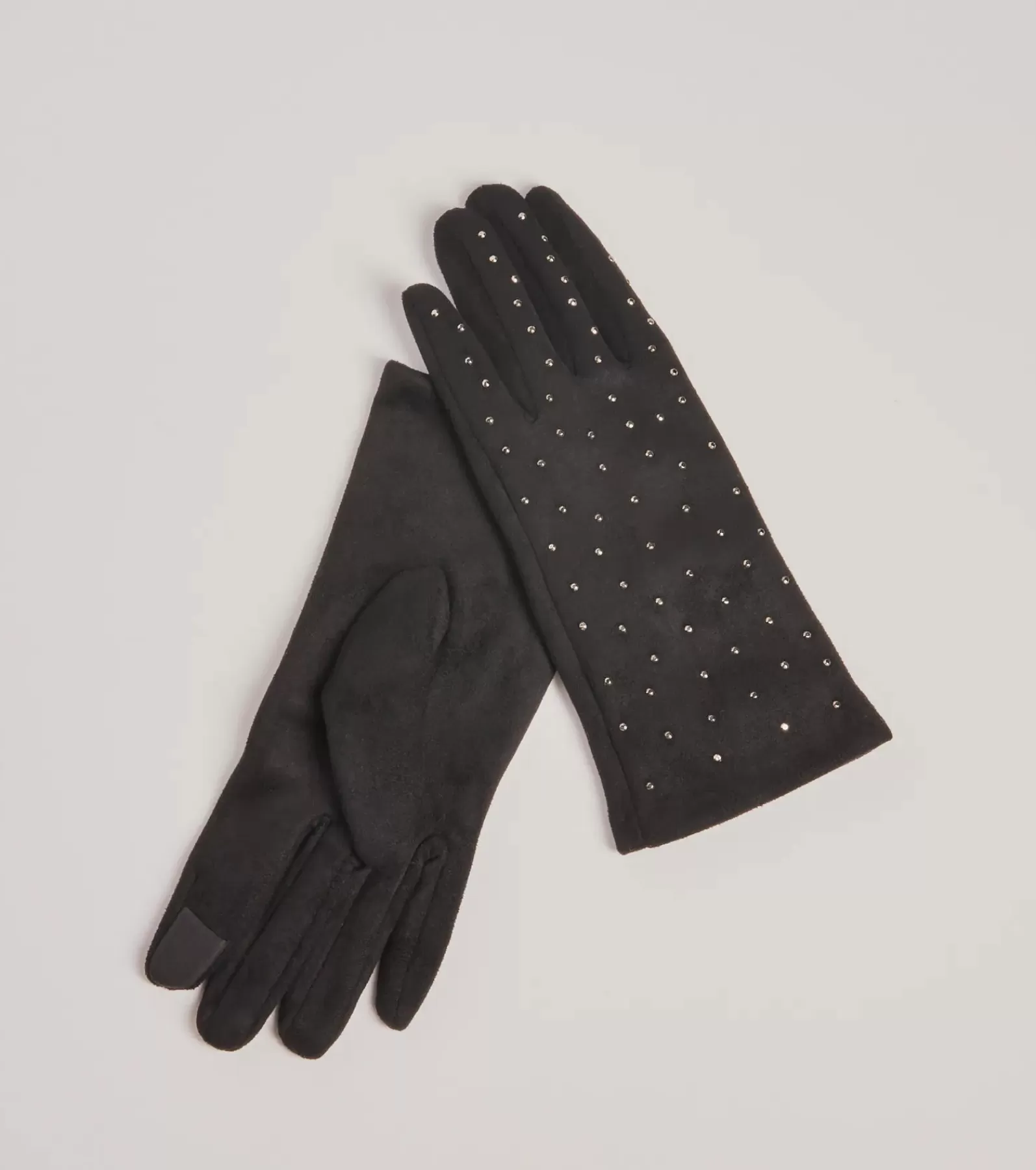 Windsor Cold Weather Accessories | All Accessories*Sparkle Moment Faux Suede Rhinestone Gloves