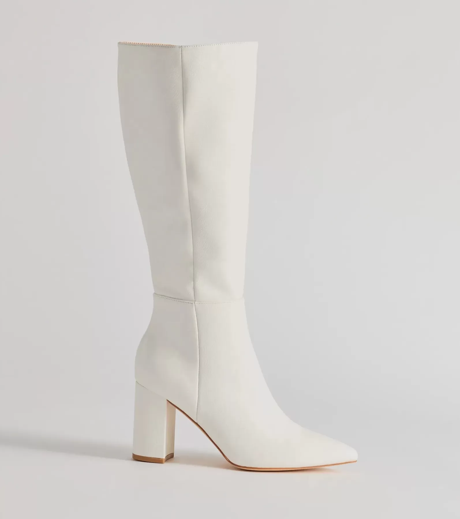 Windsor Knee High Boots | Boots & Booties*Style Statement Under-The-Knee Faux Leather Boots