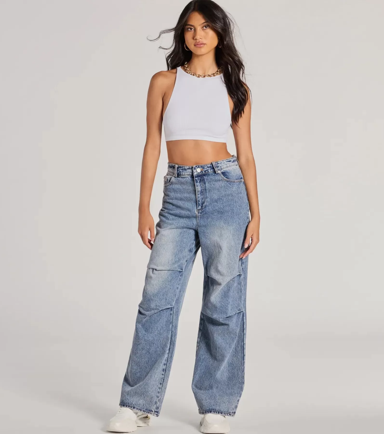 Windsor Pants | Jeans*Stylish Journey High-Rise Straight-Leg Denim Jeans