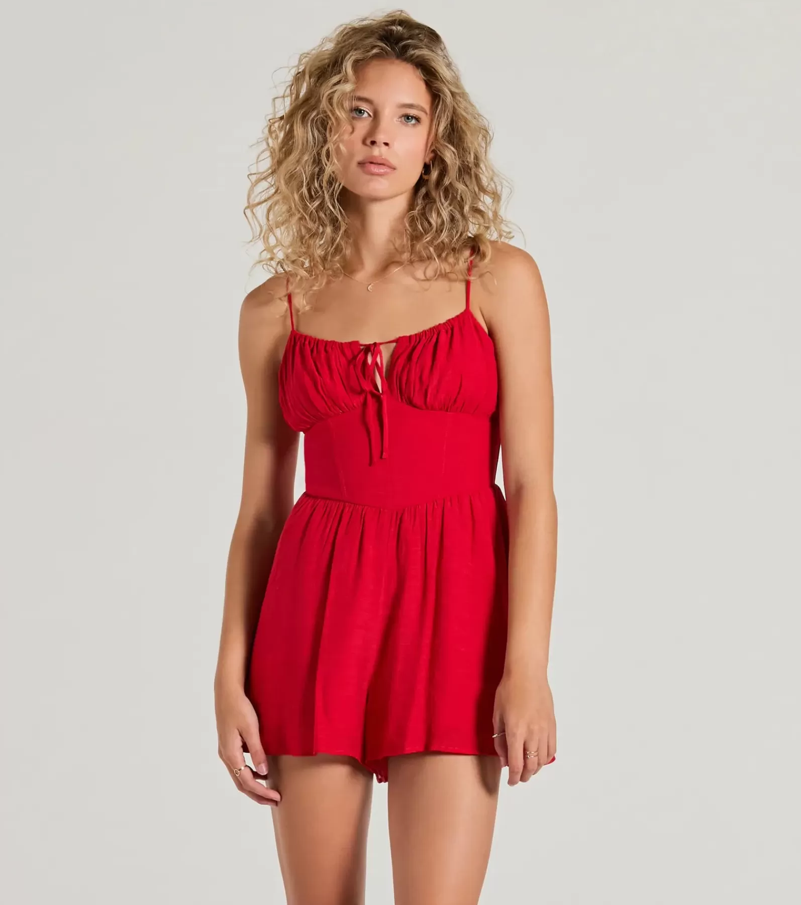 Windsor All Jumpsuits & Rompers | Shorts*Sunny Style Sleeveless Square Neck Flowy Romper