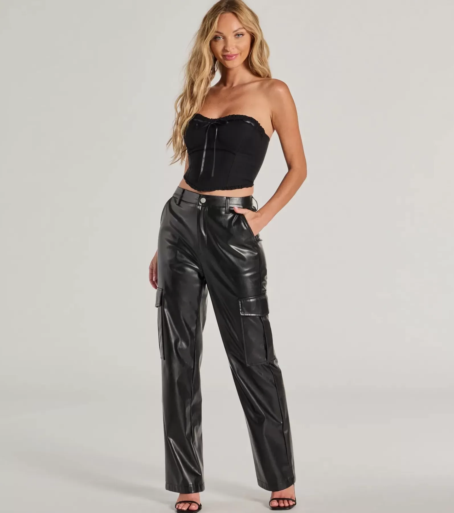 Windsor Going-Out Tops | Corset & Bustier Tops*Sweet And Sultry Cropped Ribbon Corset Top