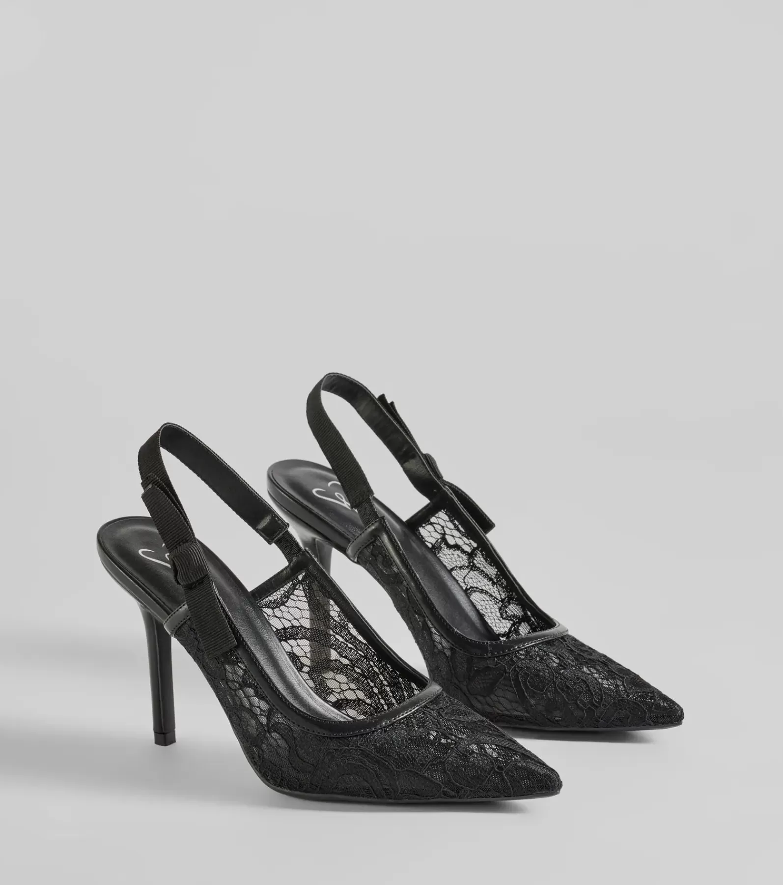 Windsor Stilettos | High Heels*Sweet Cuties Lace Slingback Stiletto Pumps