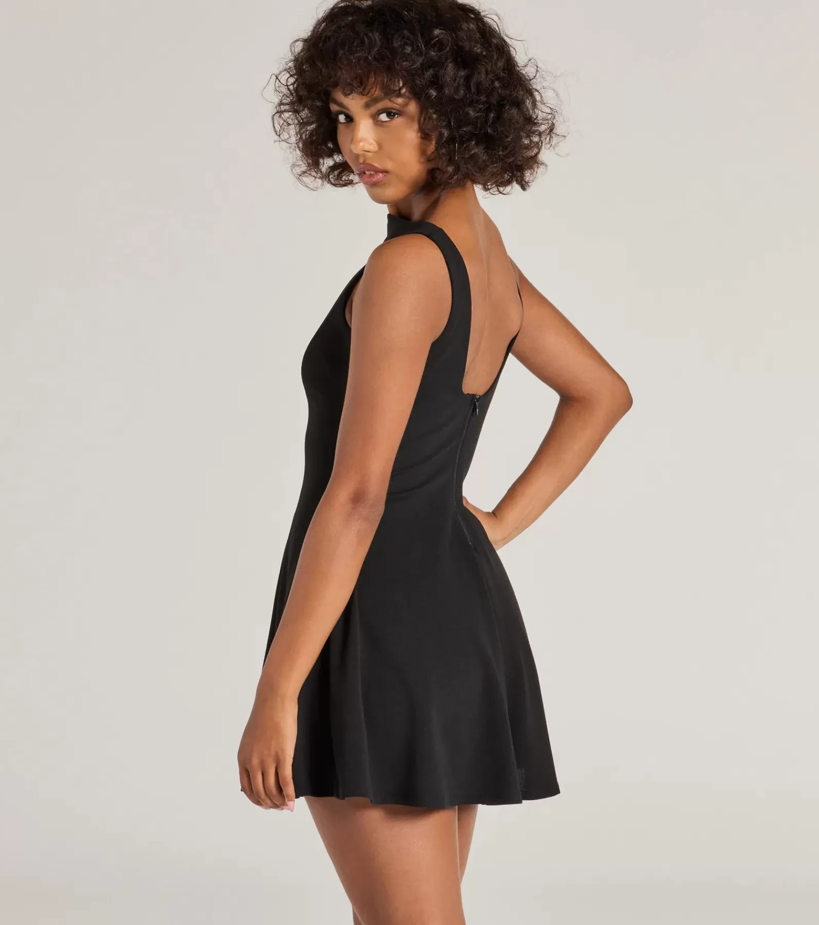 Windsor Skater Dresses*Timeless Elegance Boat Neck Crepe Skater Dress