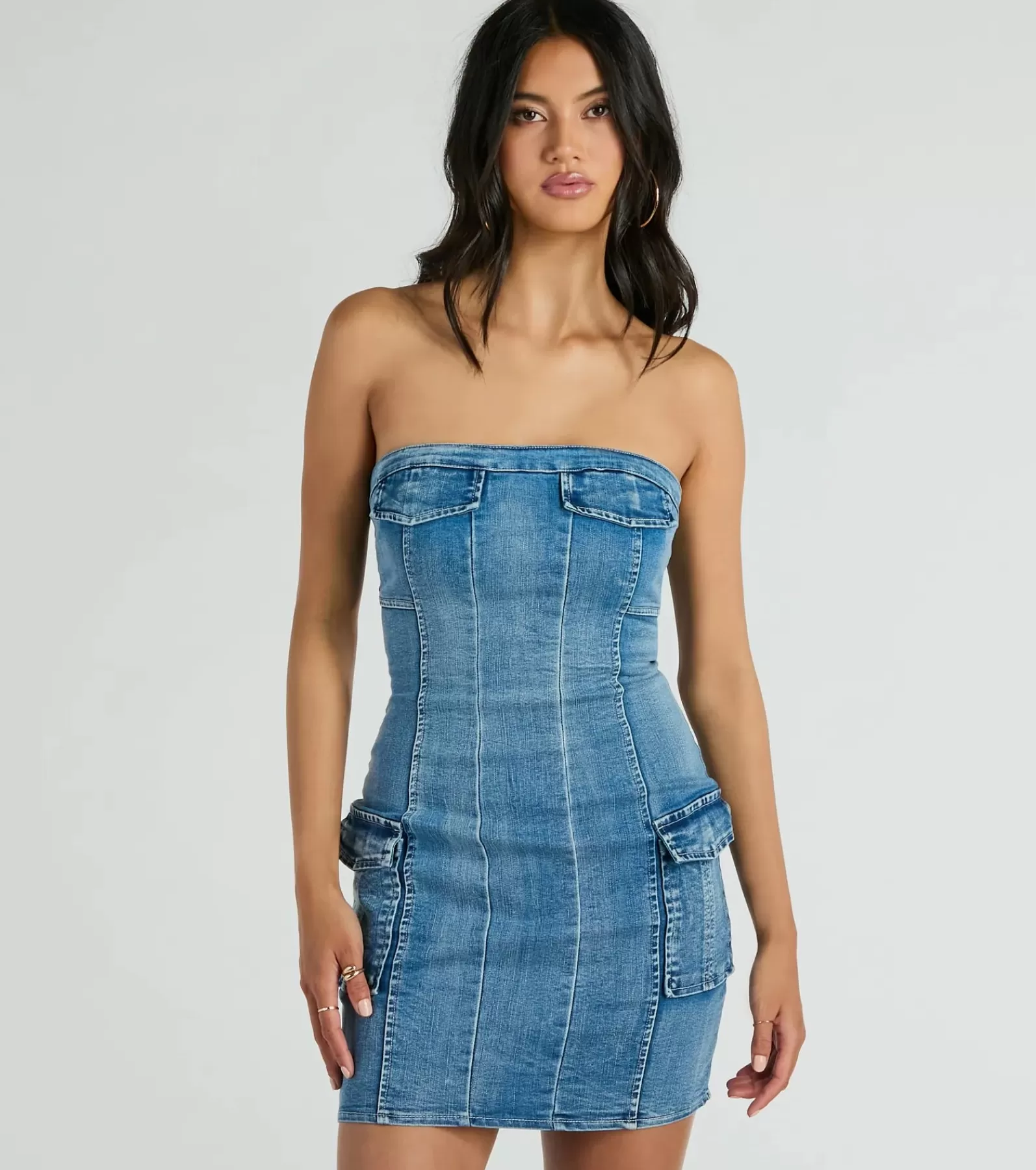Windsor Sundresses | Casual Dresses*Trendy Girl Next Door Strapless Mini Dress