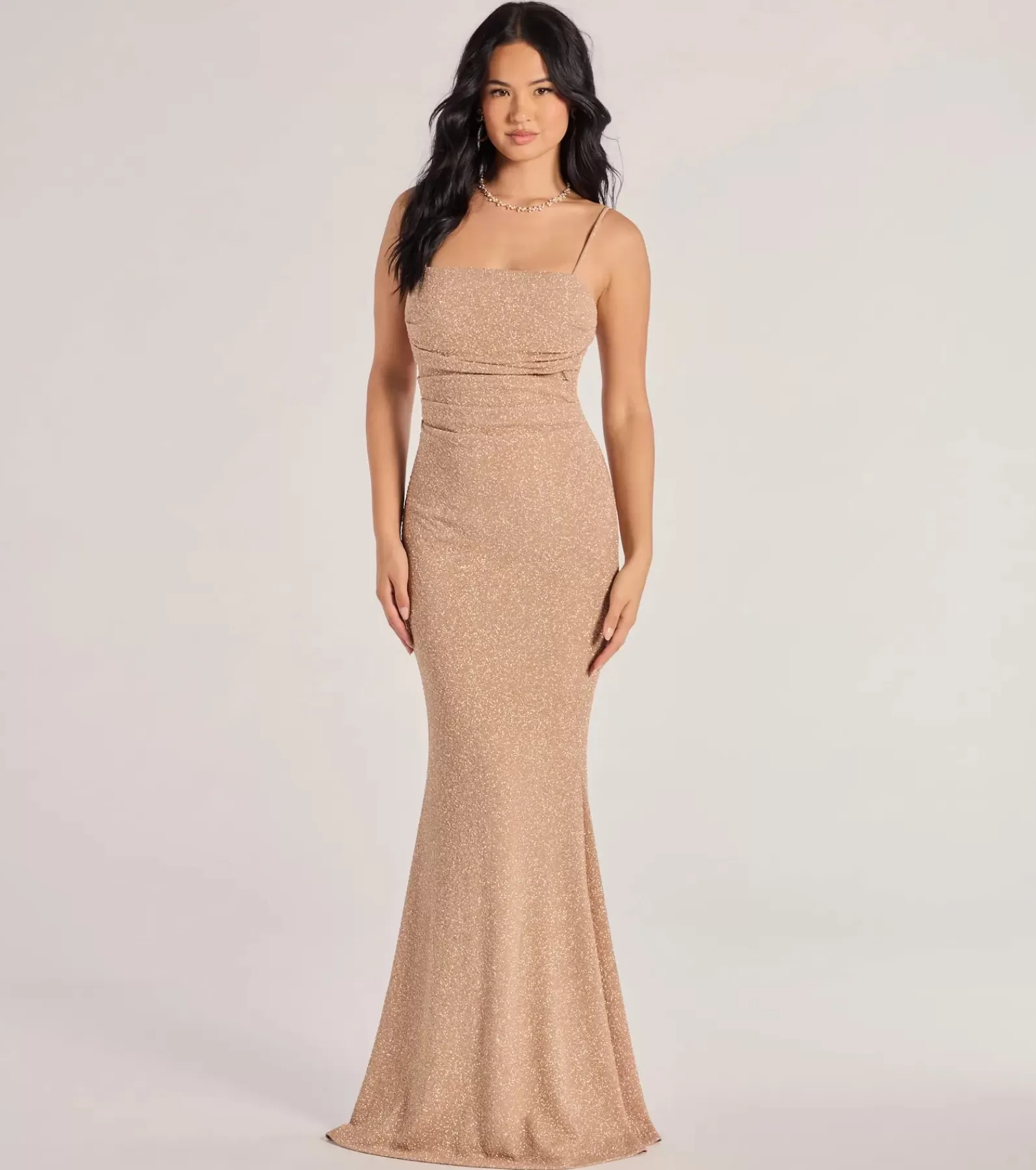 Windsor Wedding Outfits | Red Bridesmaid Dresses*Wendy Sleeveless Mermaid Glitter Formal Dress