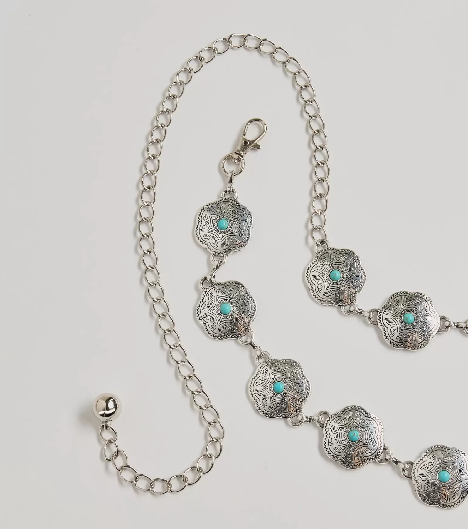 Windsor Belts | All Accessories*Western Wanderlust Concho Chain Belt
