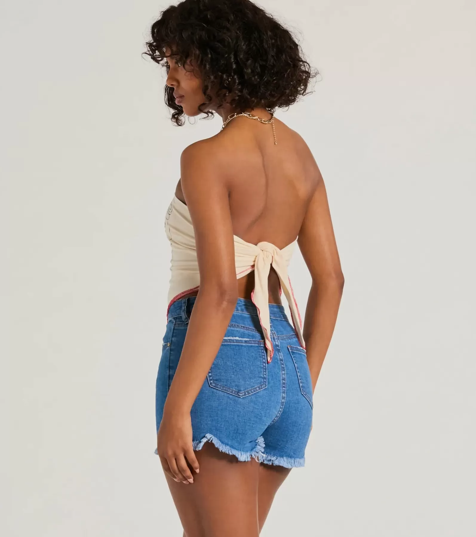 Windsor Graphic Tees | Crop Tops*Whiskey Social Club Strapless Graphic Crop Top